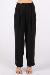 GeeGee Women’s High-Waisted Pleated Pants - Chic & Versatile Fashion
